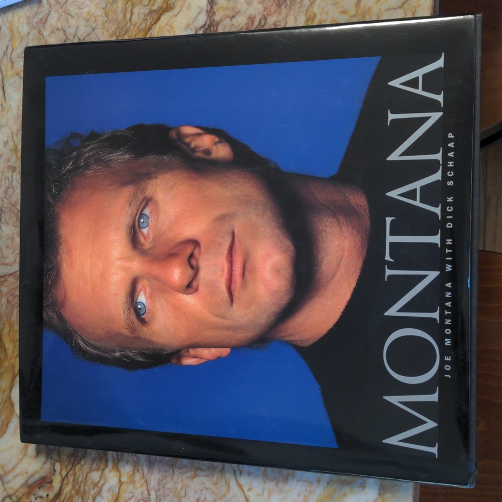 BOOK - Joe MONTANA with Dick Schaap 1995 Oversized SAN FRANCISCO 49ers